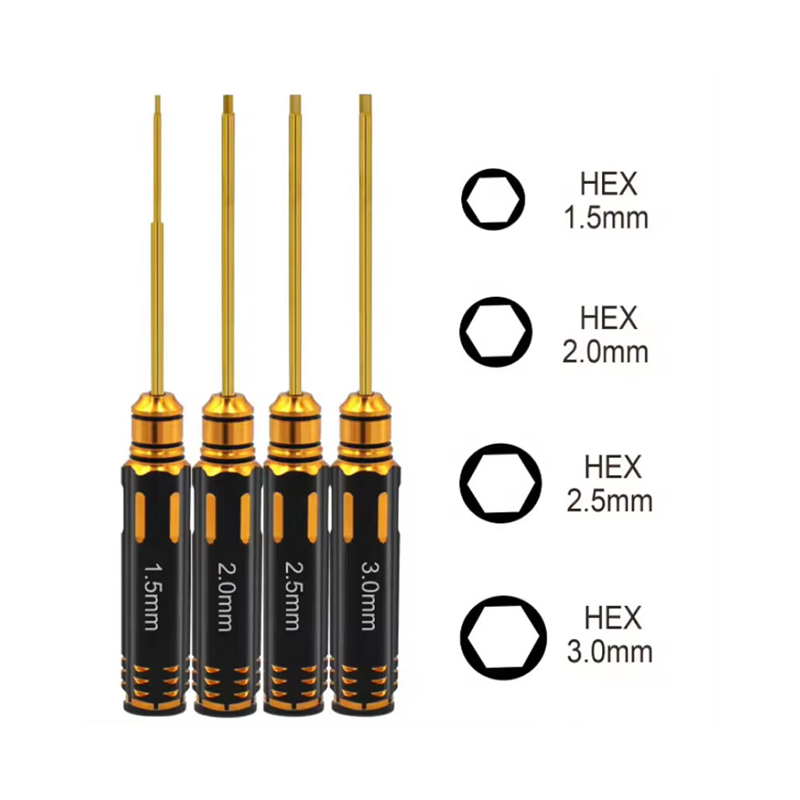 4pcs Hex Screw Driver Set Tita - đánh giá và giá Rc Helicopter Tool Kit