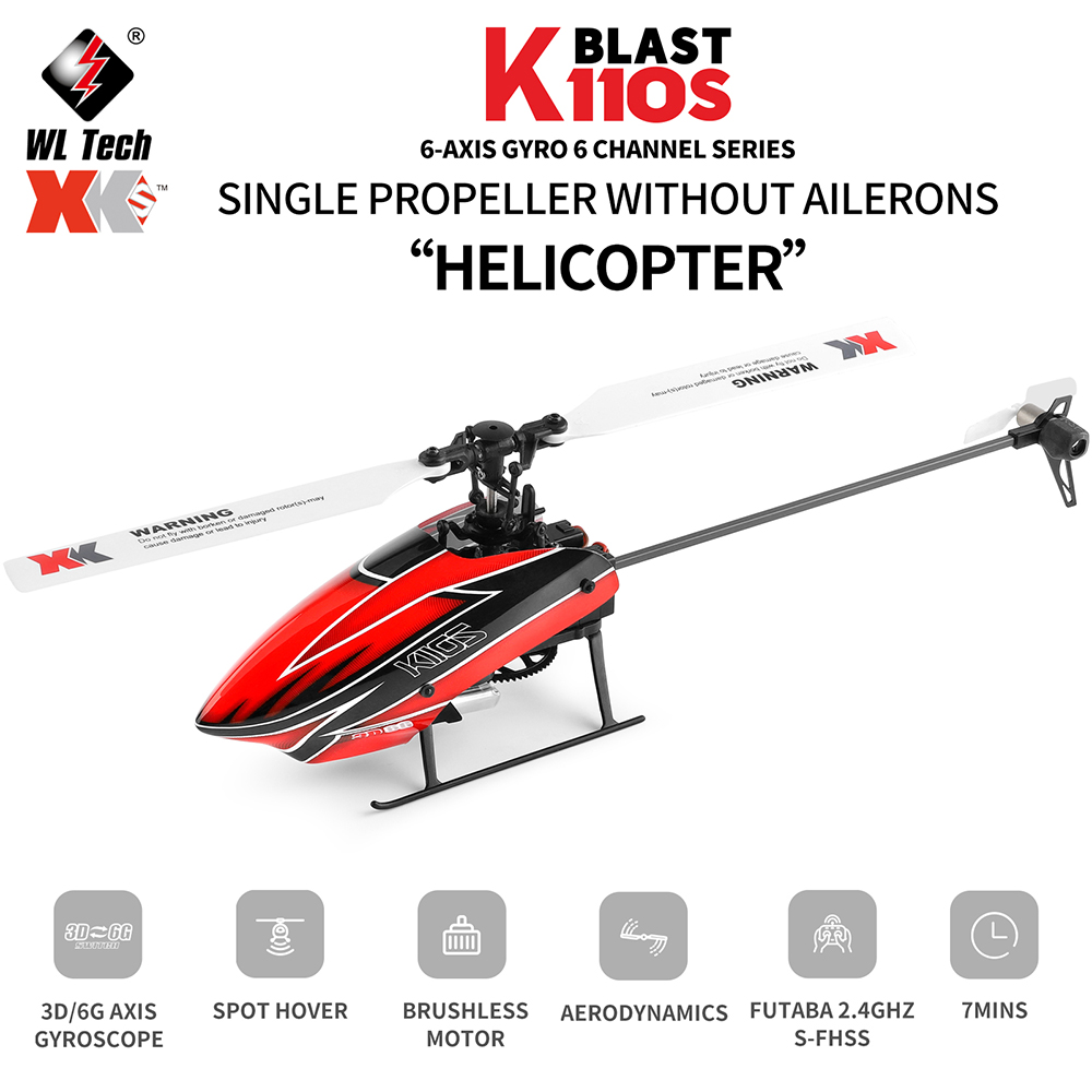 Wltoys XK K110S 6CH 3D 6G Syst - đánh giá và giá Rc Helicopter Nitro