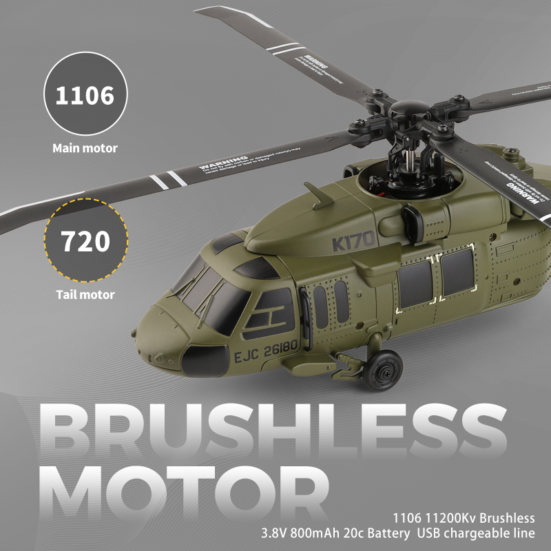 UH-60L Brushless RC Helicopter - đánh giá và giá Rc Helicopter Gyro