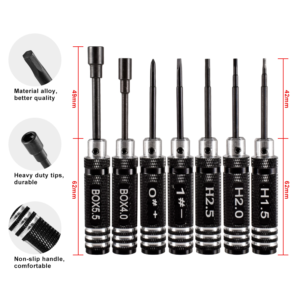 9IMOD RC Hex Driver Set Metal  - đánh giá và giá Rc Helicopter Tool Kit