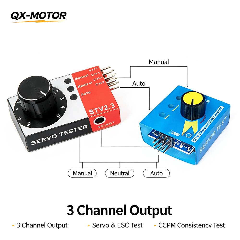 RC Servo Tester 3 Channel CCPM - đánh giá và giá Rc Helicopter Battery